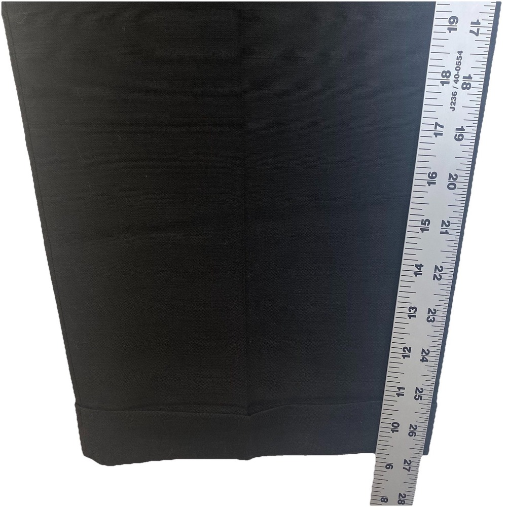 Ralph Lauren High Performance Wool Dress Pants Mens 36x27 Black Pleated Cuffed - Picture 5 of 6